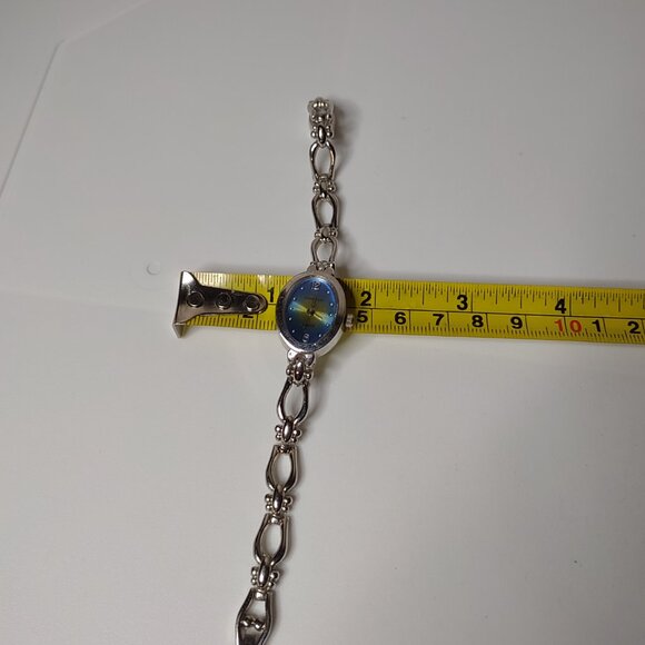 7.5 Inch Blue And Silver Tone Claremont Watch - Picture 7 of 14